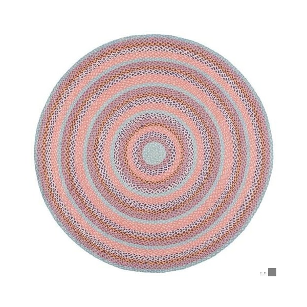 Safavieh 5 x 7 ft. Oval Cape Cod Area Rug, Pink & Blue CAP241U-5OV - main